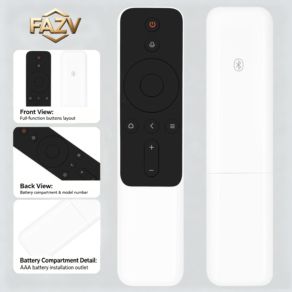 Home Cinema Projector Xiaomi - FAZV รีโมทคอนโทรลด้วยเสียงสำหรับเสี่ยวหมี่ มิเลเซอร์โปรเจคเตอร์ 2400 ANSI โฮมเธียเตอร์