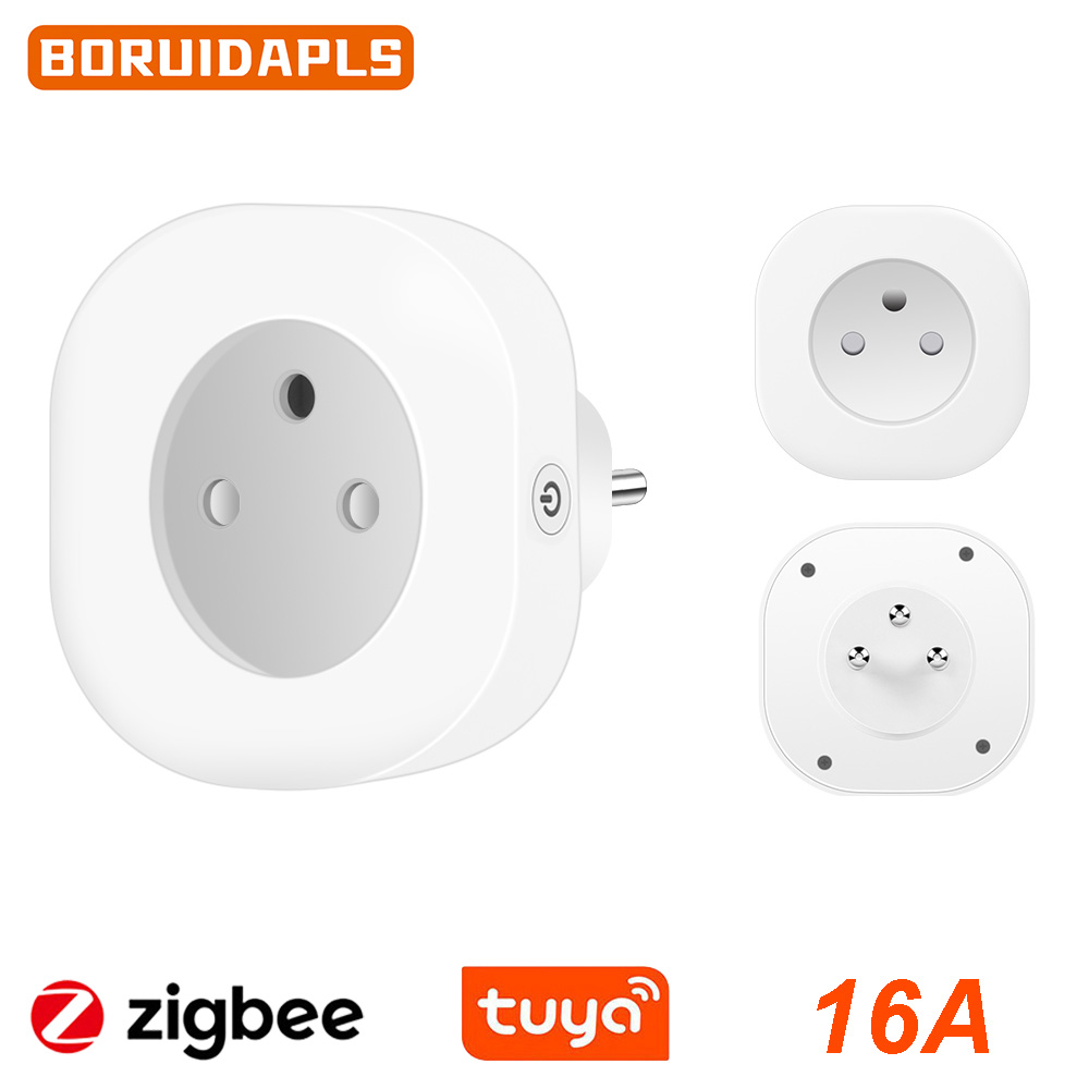 Home Cinema Alexa - BORUIDAPLS ทูยา ซิกบีสมาร์ทซ็อกเก็ต EU/FR/อิสราเอล/บราซิล/สวิตเซอร์แลนด์ 16A พร้อมการตรวจสอบพลังงาน