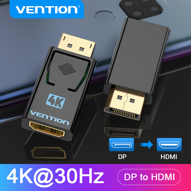 Home Cinema With Projector - Vention DisplayPort ไปยังอะแดปเตอร์ HDMI 4K ชาย