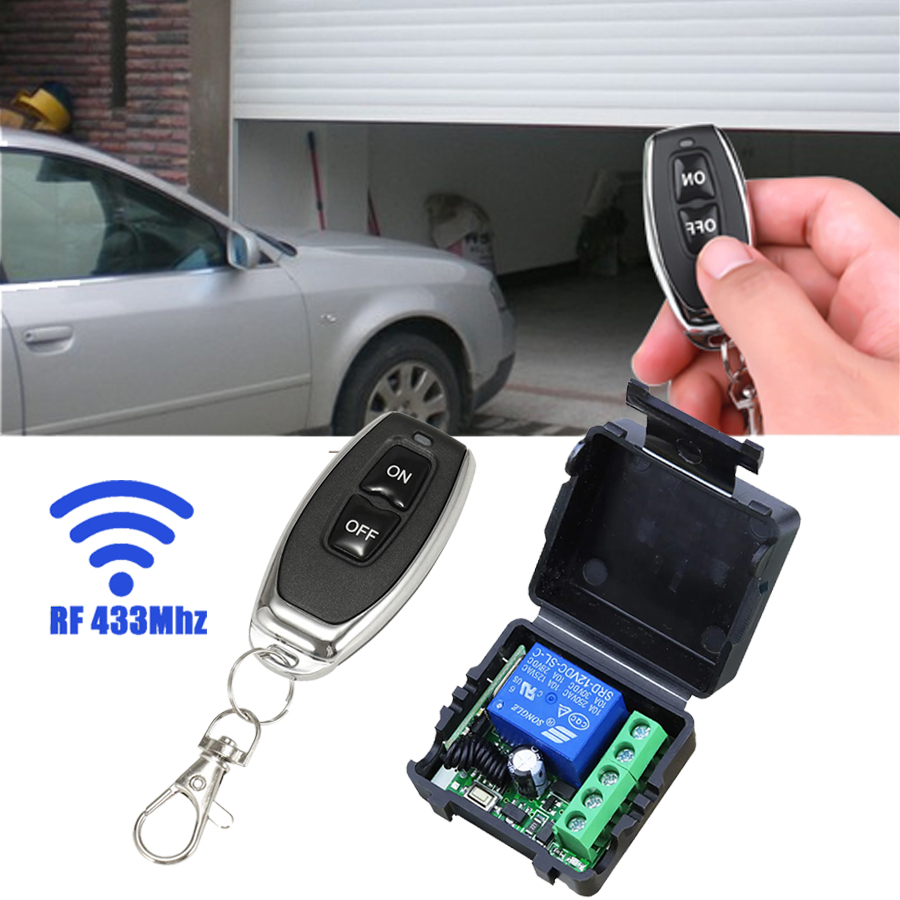Universal Remote Control - DC 12V รีโมทคอนโทรลสมาร์ทสวิทช์ Universal RF 433MHz