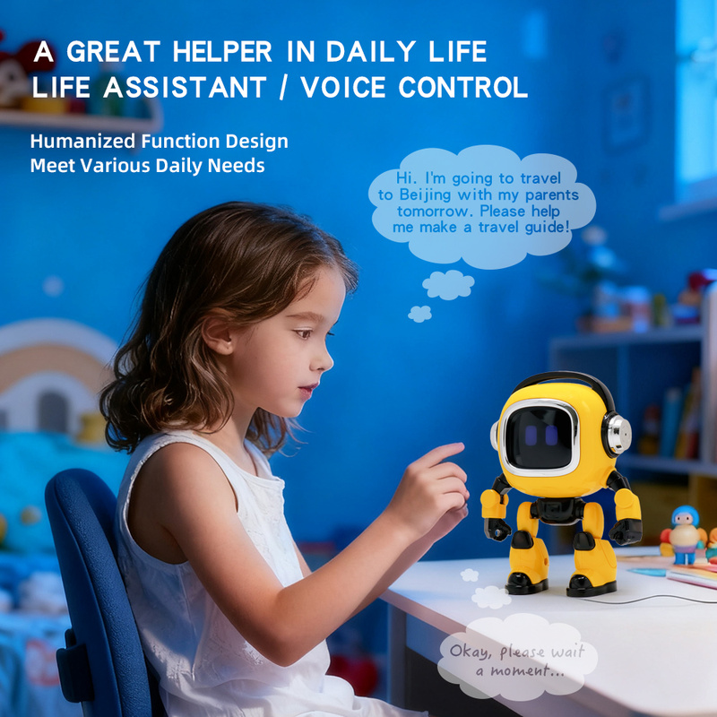 Universal Remote Control - หุ่นยนต์อินเทอร์แอคทีฟ AI ควบคุมด้วยเสียง พร้อมฟังก์ชันเล่าเรื่องและถาม-ตอบความรู้ทั่วไป ของเล่นเพื่อนคู่ใจสำหรับการเรียนรู้ของเด็กเล็ก