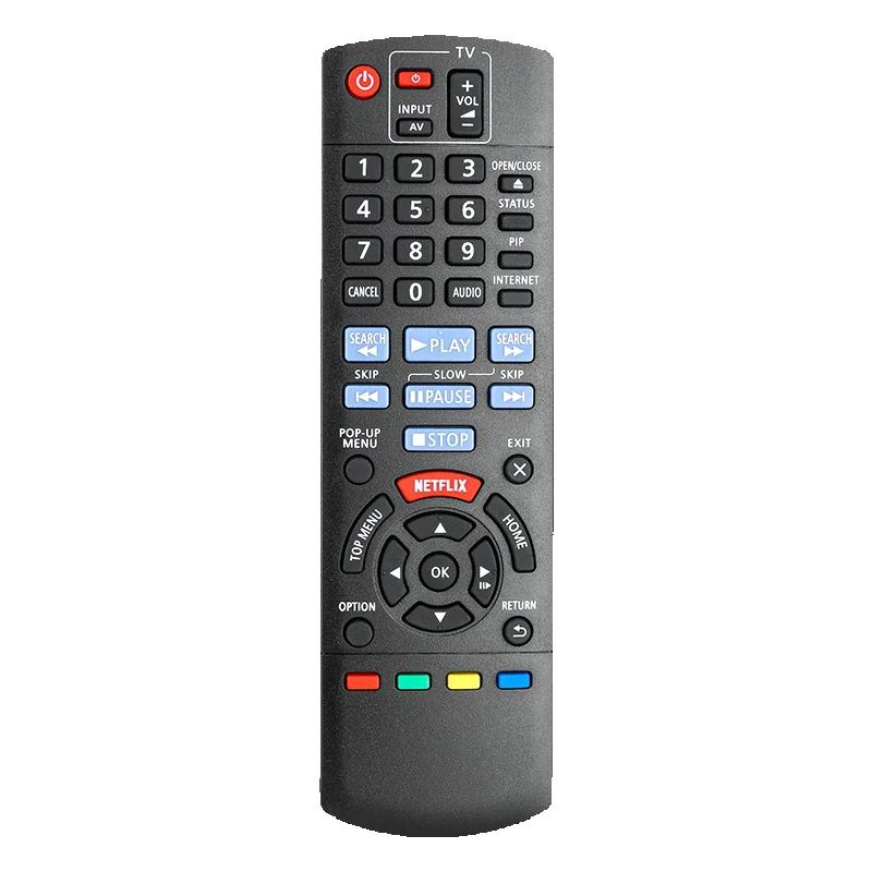 Blu Ray Disc Player - N2QAYB 001030 สําหรับการเปลี่ยนรีโมทคอนโทรล Panasonic ด้วยปุ่ม NETFLIX