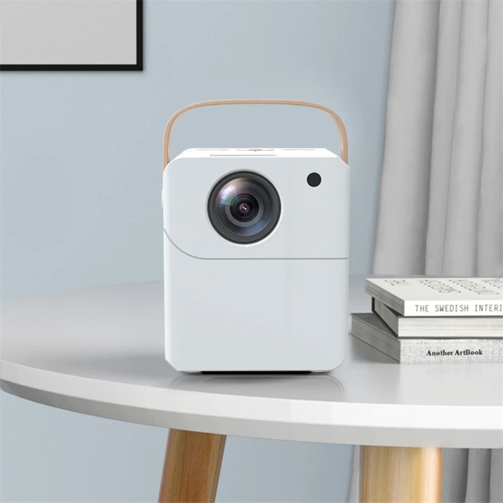 Home Cinema With Projector - สมาร์ทแบบพกพา 4K โปรเจคเตอร์มินิโฮมเธียเตอร์ Android กลางแจ้ง WiFi