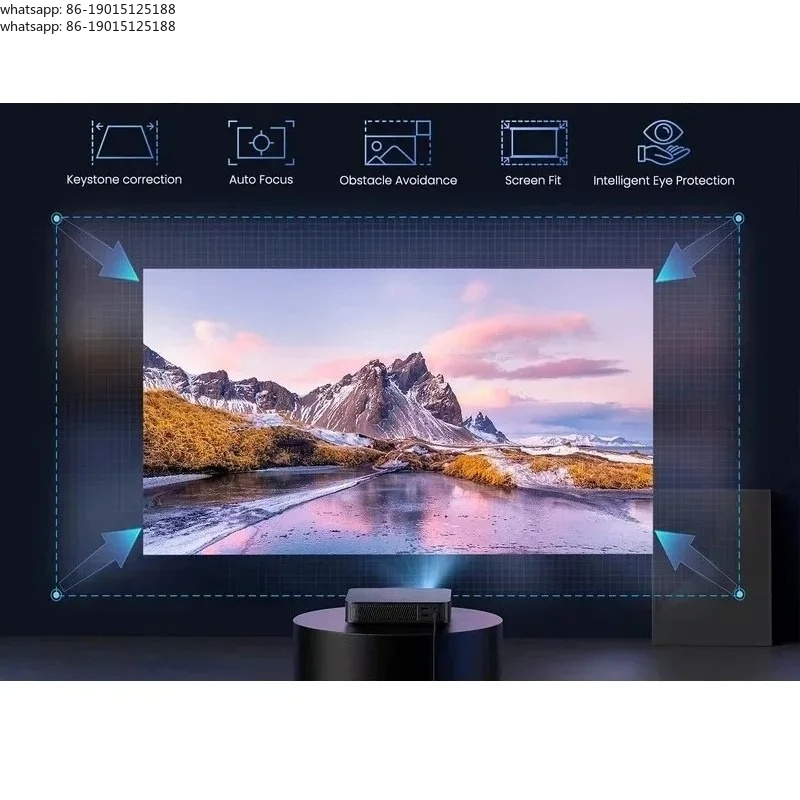 โปรเจคเตอร์เลเซอร์พกพา Full HD - Home Cinema Laser Projector บทวิจารณ์และราคา
