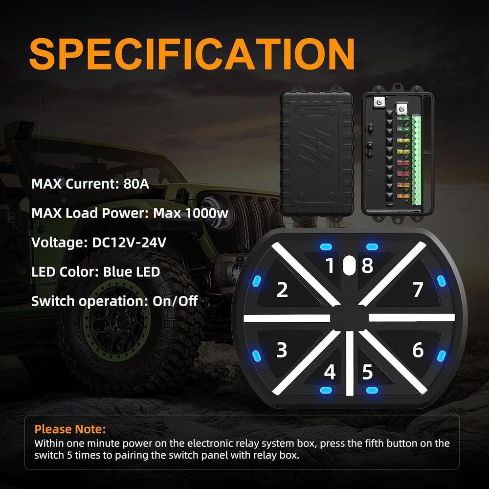 แผงสวิตช์ 8 ช่อง ระบบควบคุมวงจ - Universal Remote Control บทวิจารณ์และราคา