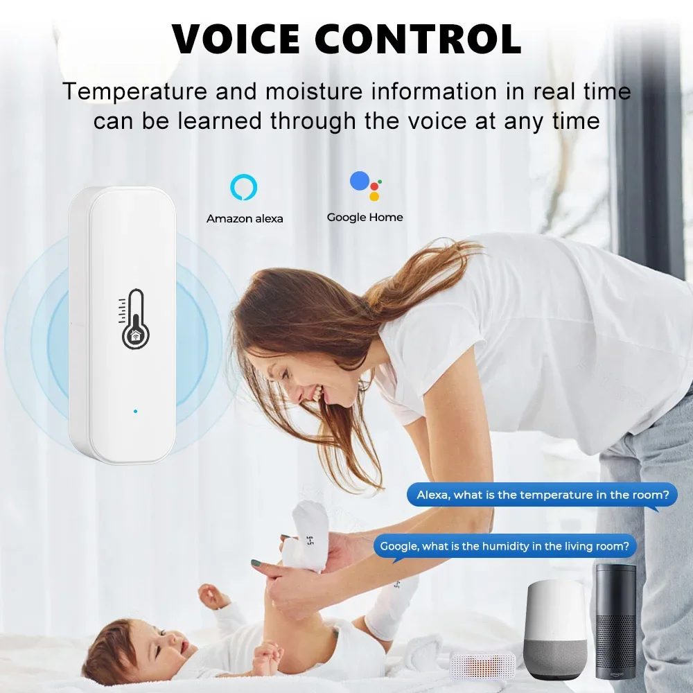 Tuya WiFi อุณหภูมิความชื้นเซนเ - Home Cinema Alexa บทวิจารณ์และราคา