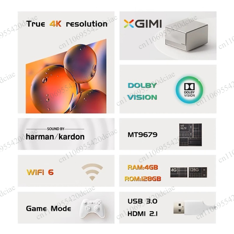 โฮมซีเนม่า 3D 128GB แอนดรอยด์  - Home Cinema Xgimi บทวิจารณ์และราคา