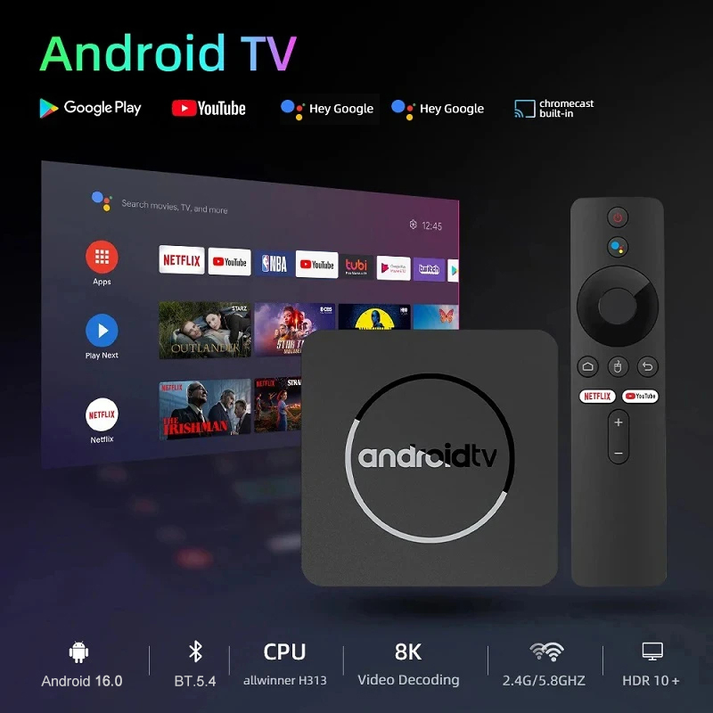 สมาร์ททีวีบ็อกซ์ Android 16 Q1 - Home Cinema Media Player บทวิจารณ์และราคา
