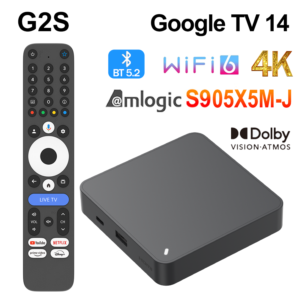 G2S GTV TV BOX GoogleTV 14 Aml - Home Cinema Media Player บทวิจารณ์และราคา